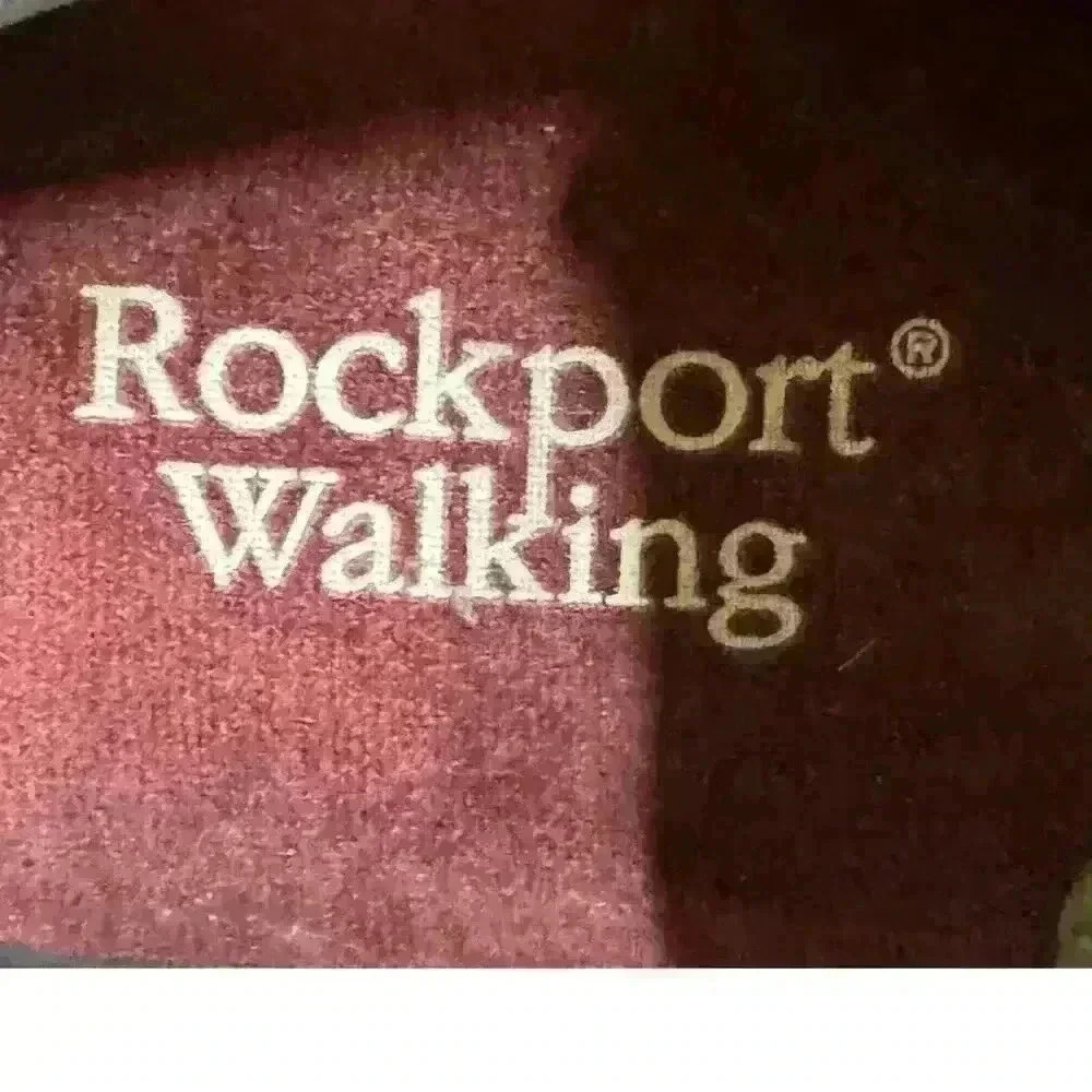 ROCKPORT Men’s Black Leather Walking Lace Up Comfort shoe size 9 - Picture 8 of 10